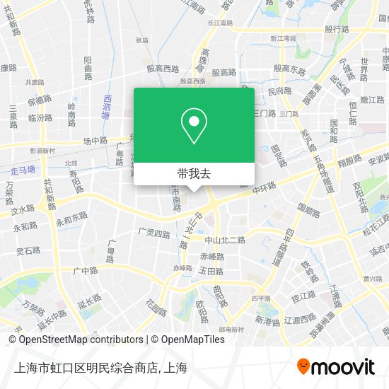 上海市虹口区明民综合商店地图