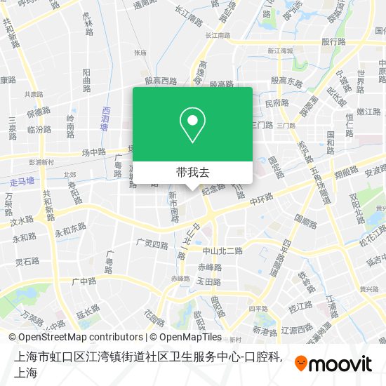 上海市虹口区江湾镇街道社区卫生服务中心-口腔科地图