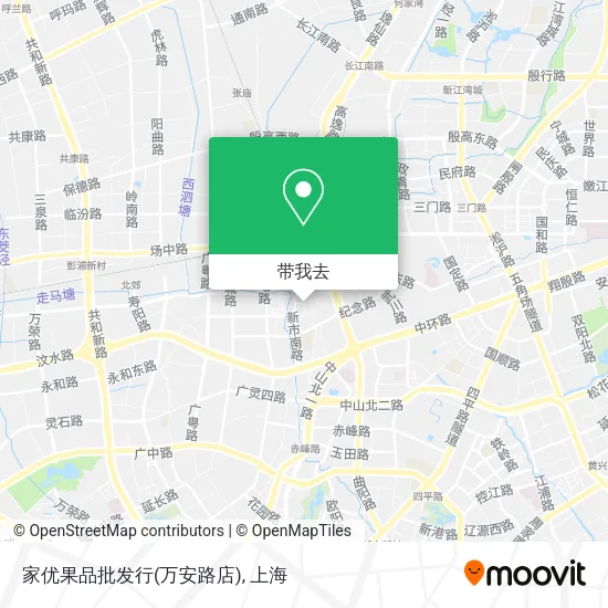 家优果品批发行(万安路店)地图