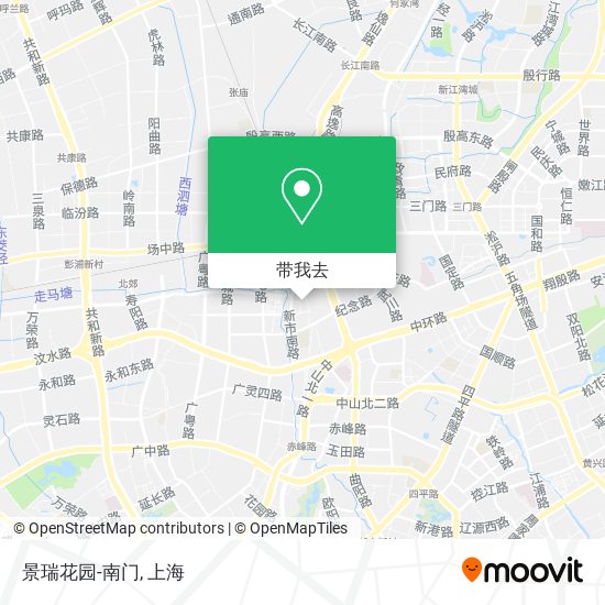 景瑞花园-南门地图