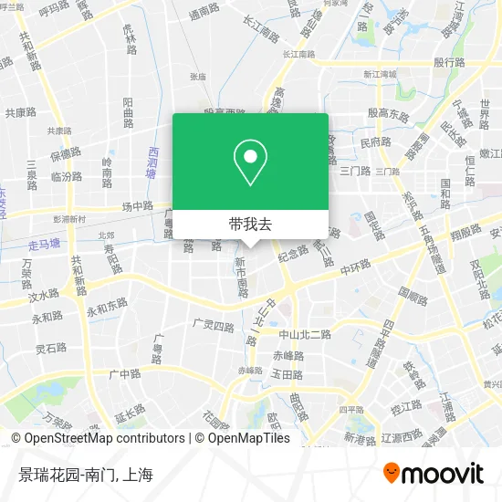 景瑞花园-南门地图