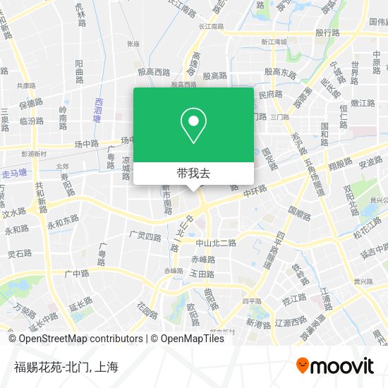福赐花苑-北门地图