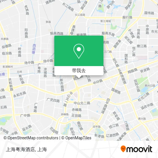 上海粤海酒店地图