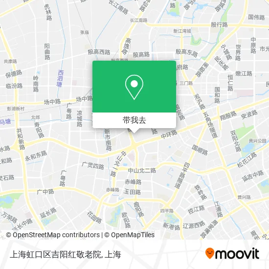 上海虹口区吉阳红敬老院地图
