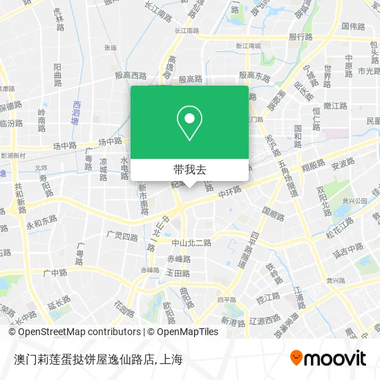 澳门莉莲蛋挞饼屋逸仙路店地图