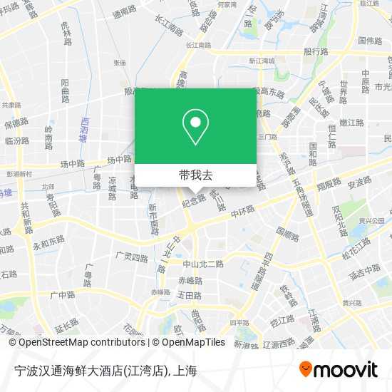 宁波汉通海鲜大酒店(江湾店)地图