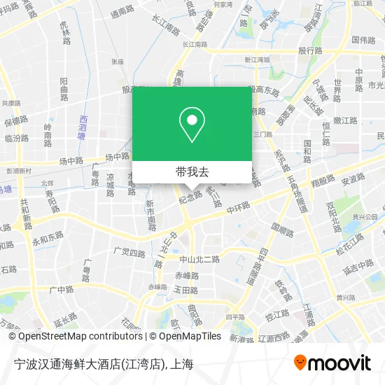 宁波汉通海鲜大酒店(江湾店)地图