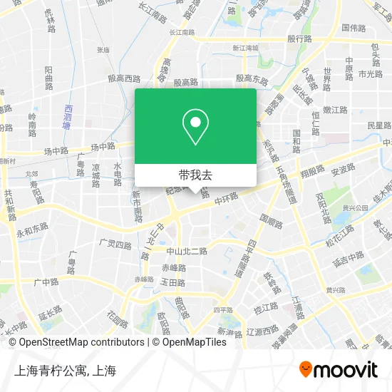 上海青柠公寓地图