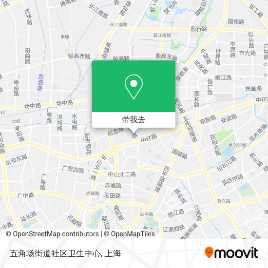 五角场街道社区卫生中心地图