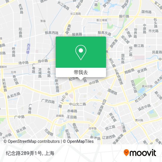 纪念路289弄1号地图