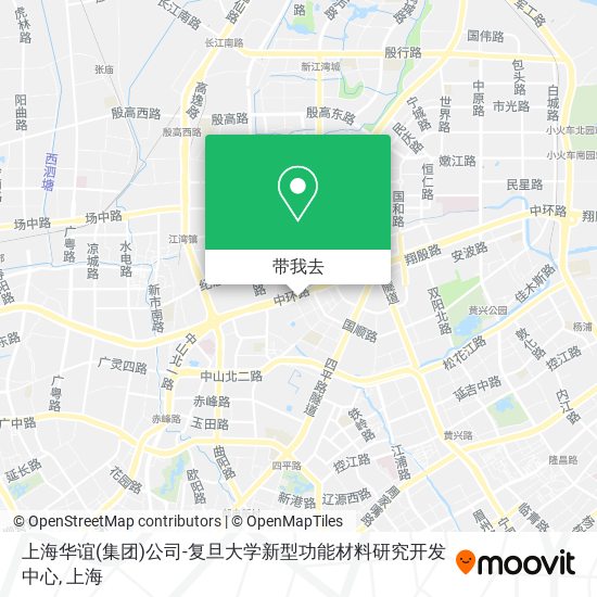 上海华谊(集团)公司-复旦大学新型功能材料研究开发中心地图