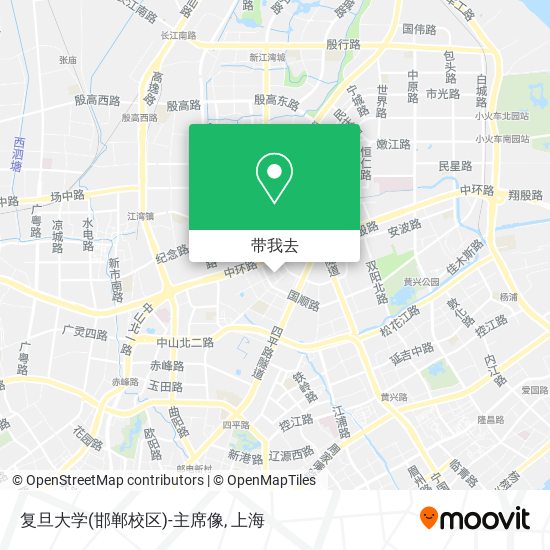 复旦大学(邯郸校区)-主席像地图