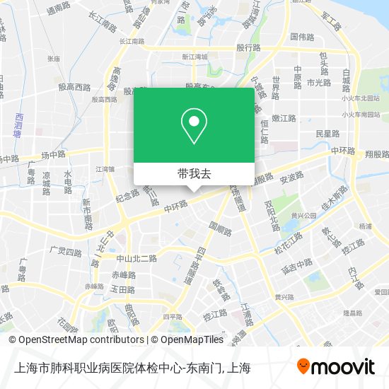 上海市肺科职业病医院体检中心-东南门地图