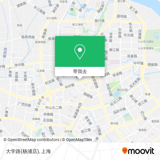 大学路(杨浦店)地图