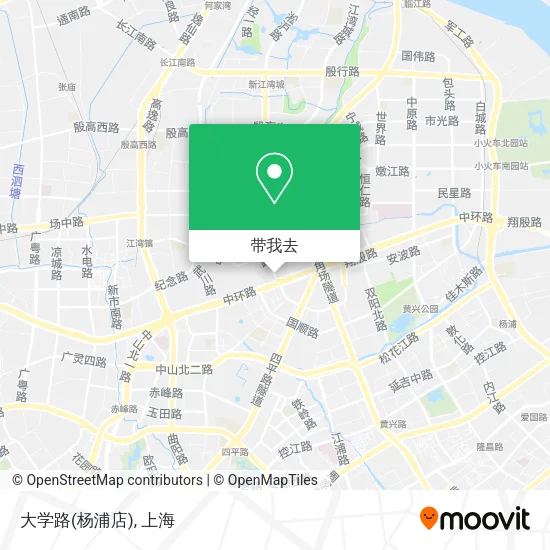 大学路(杨浦店)地图