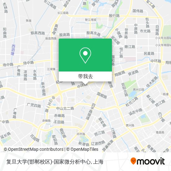复旦大学(邯郸校区)-国家微分析中心地图