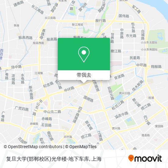 复旦大学(邯郸校区)光华楼-地下车库地图