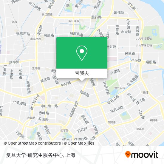复旦大学-研究生服务中心地图