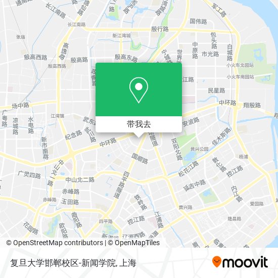 复旦大学邯郸校区-新闻学院地图