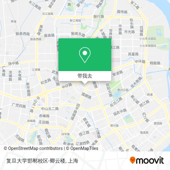 复旦大学邯郸校区-卿云楼地图