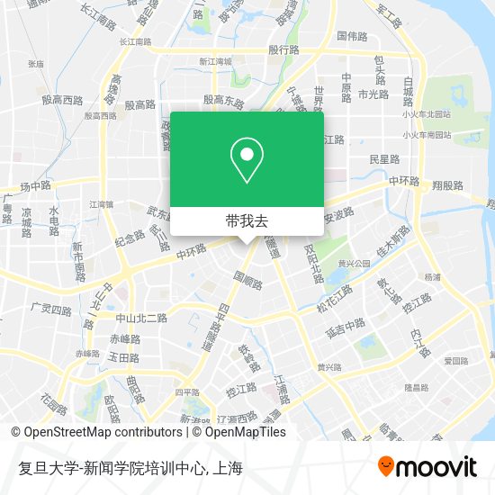 复旦大学-新闻学院培训中心地图