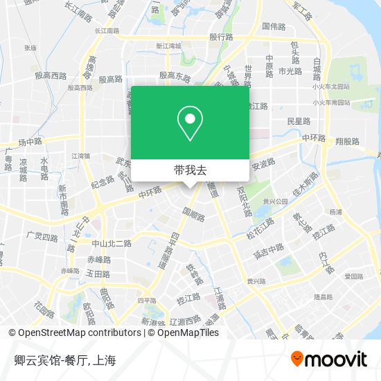 卿云宾馆-餐厅地图