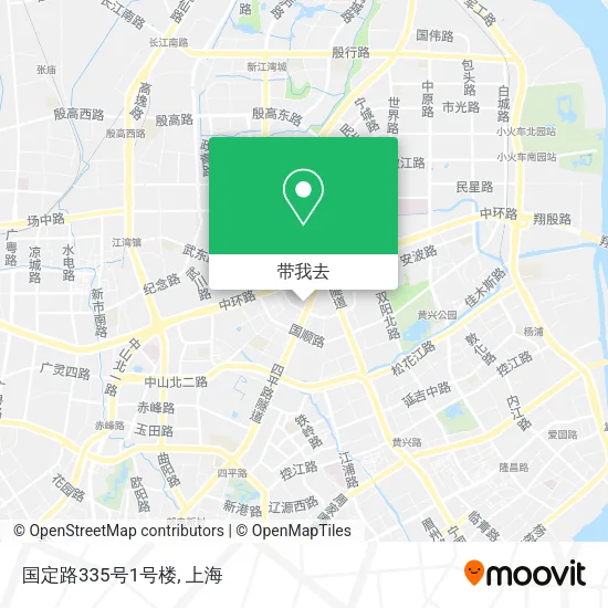 国定路335号1号楼地图