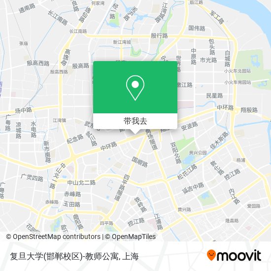 复旦大学(邯郸校区)-教师公寓地图