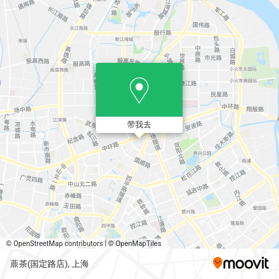 薡茶(国定路店)地图