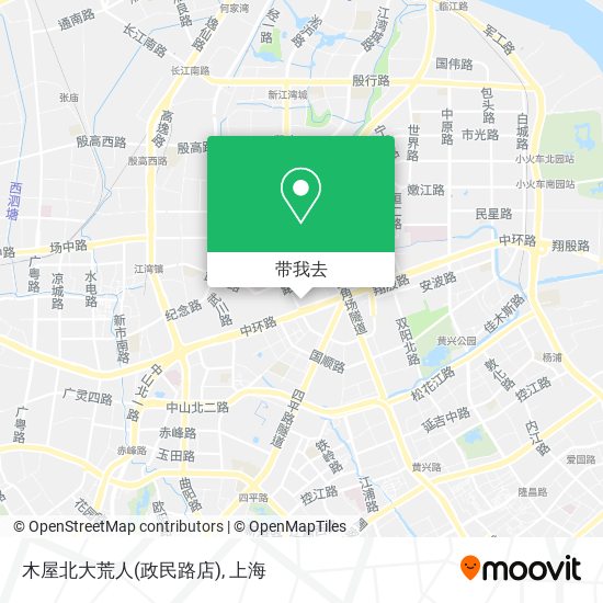 木屋北大荒人(政民路店)地图