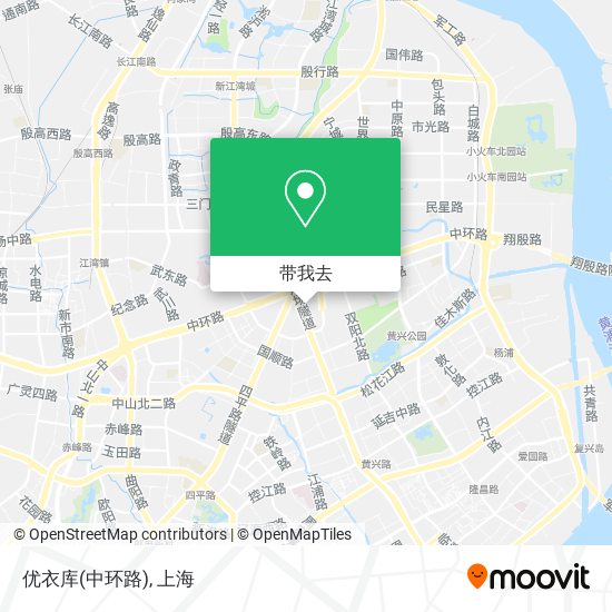 优衣库(中环路)地图