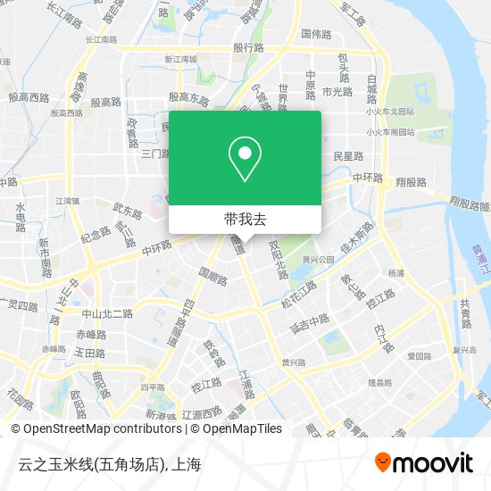 云之玉米线(五角场店)地图