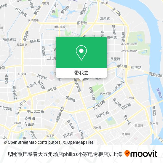 飞利浦(巴黎春天五角场店philips小家电专柜店)地图