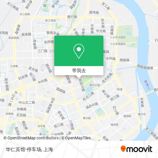 华仁宾馆-停车场地图