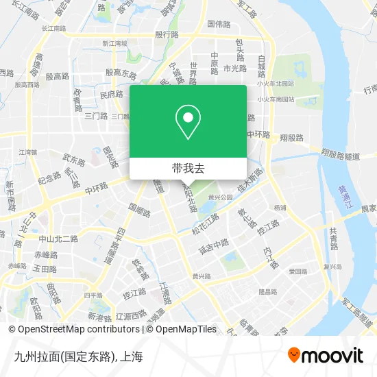 九州拉面(国定东路)地图