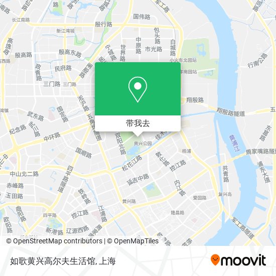 如歌黄兴高尔夫生活馆地图