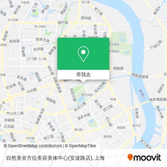 自然美全方位美容美体中心(安波路店)地图