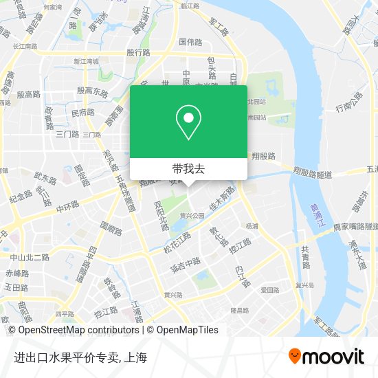 进出口水果平价专卖地图