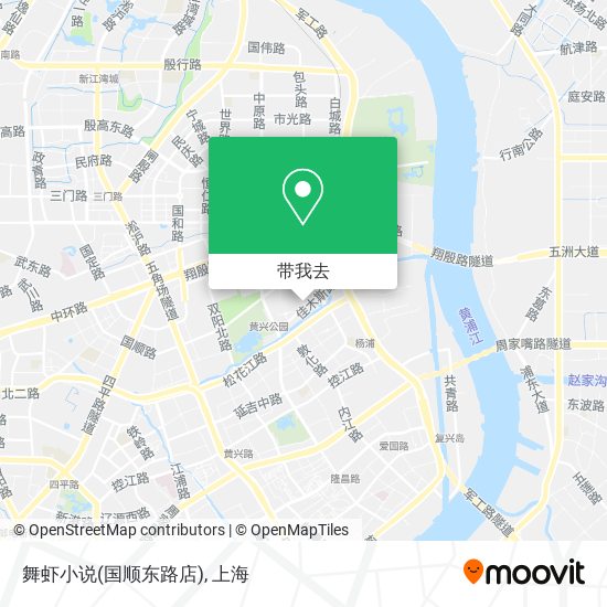 舞虾小说(国顺东路店)地图