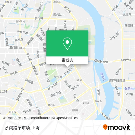沙岗路菜市场地图