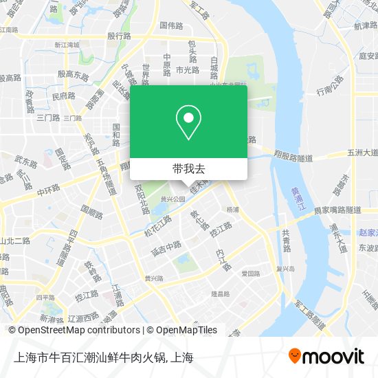 上海市牛百汇潮汕鲜牛肉火锅地图