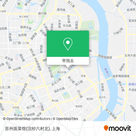苏州面菜馆(浣纱六村北)地图