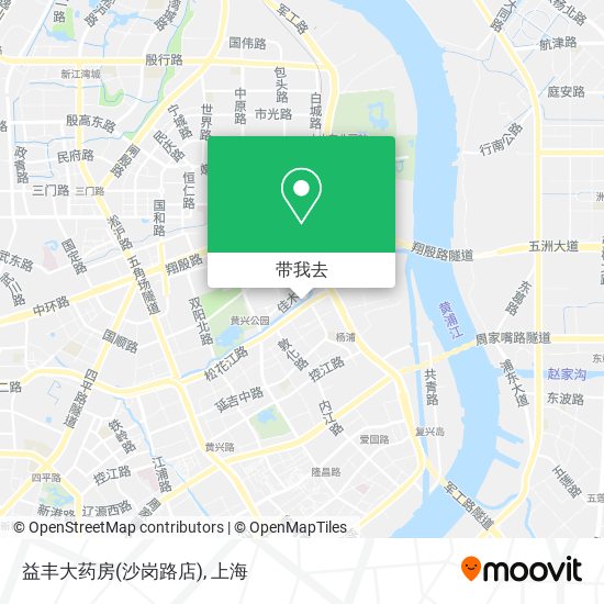 益丰大药房(沙岗路店)地图