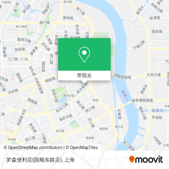 罗森便利店(国顺东路店)地图