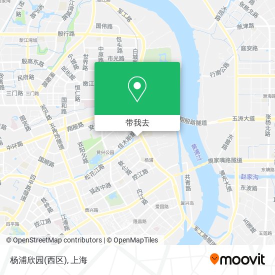 杨浦欣园(西区)地图
