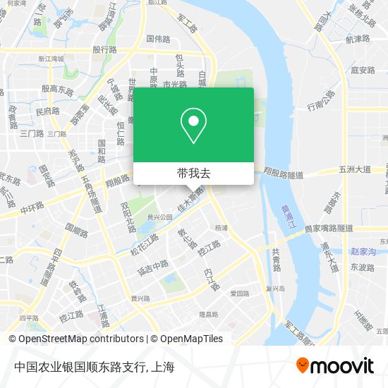 中国农业银国顺东路支行地图
