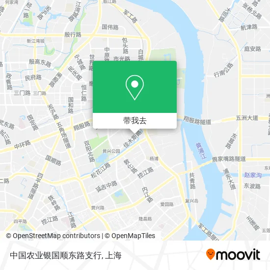 中国农业银国顺东路支行地图