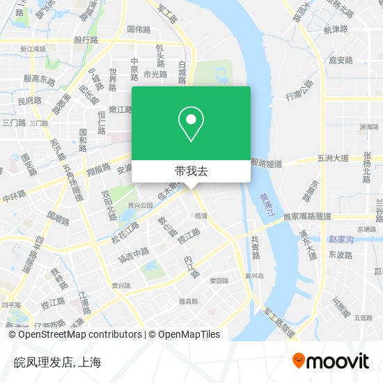 皖凤理发店地图