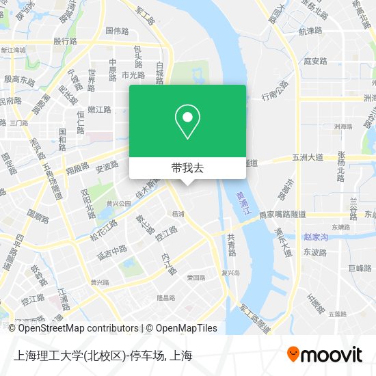 上海理工大学(北校区)-停车场地图