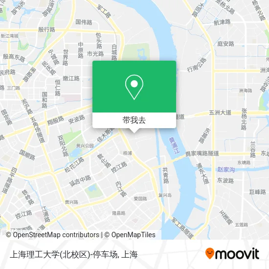 上海理工大学(北校区)-停车场地图